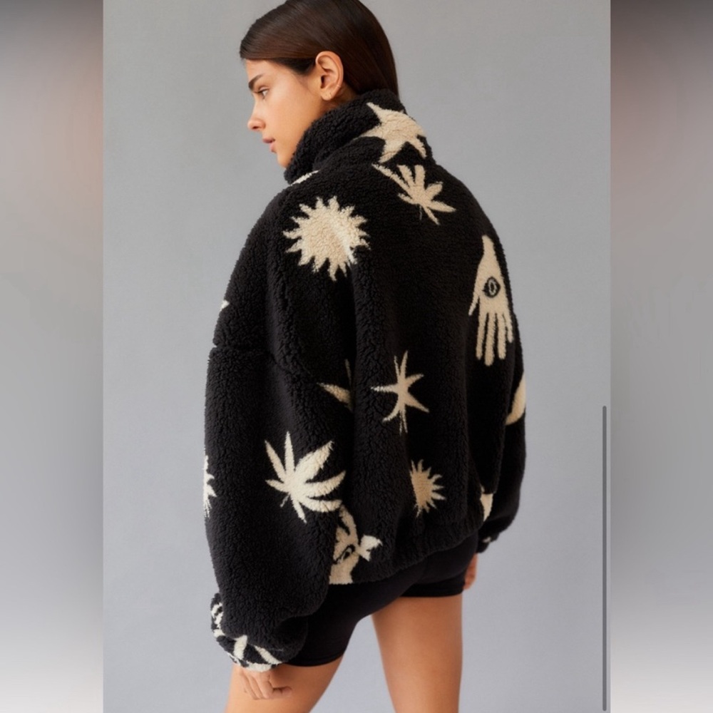 urban outfitters olivia sherpa teddy jacket